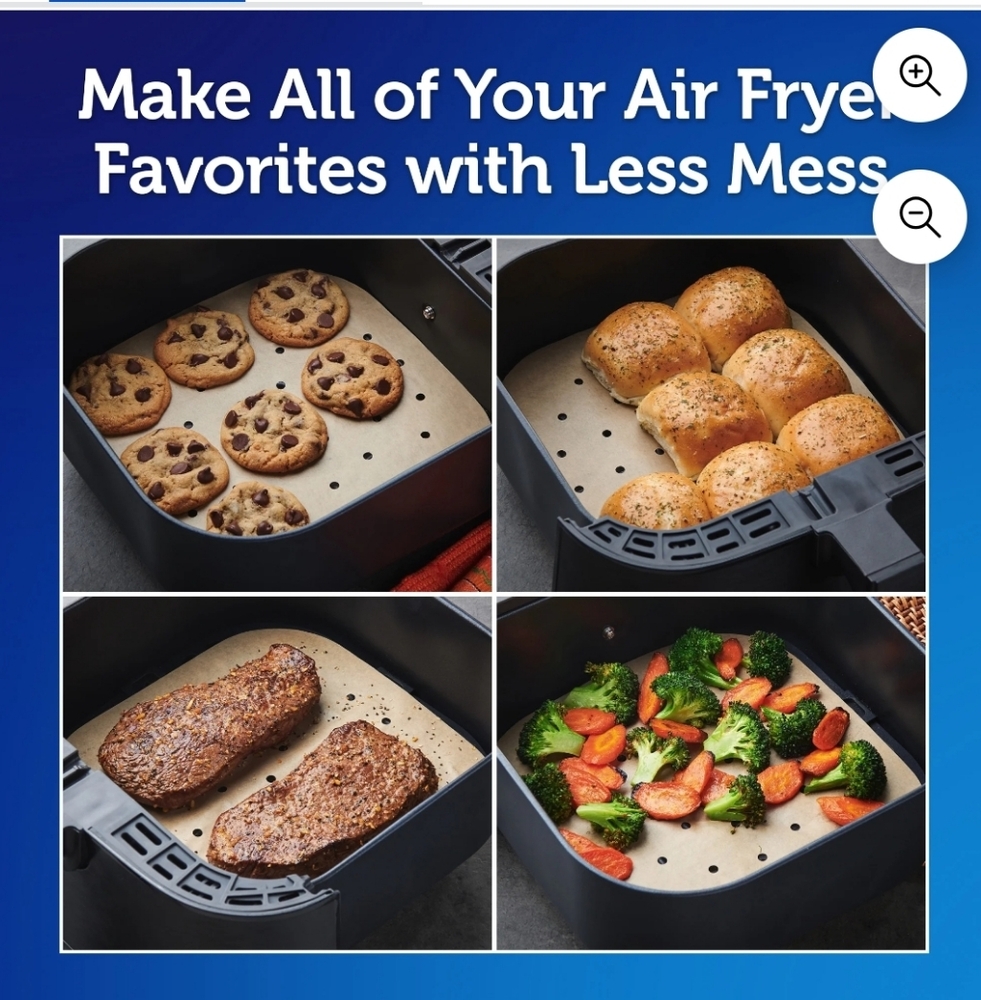 Kitchens Air Fryer Liners 50 Count - Picture 8 of 8